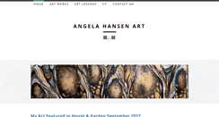 Desktop Screenshot of angelahansenart.com